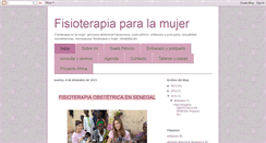 Desktop Screenshot of fisioterapiaparalamujer.blogspot.com