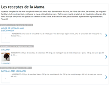 Tablet Screenshot of lesreceptesdelamama.blogspot.com