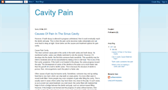 Desktop Screenshot of cavitypain.blogspot.com