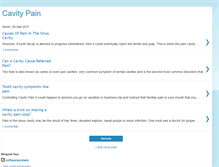 Tablet Screenshot of cavitypain.blogspot.com