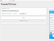 Tablet Screenshot of freedotv23.blogspot.com