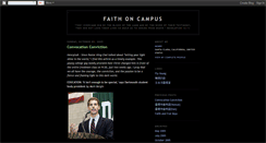 Desktop Screenshot of faithoncampus.blogspot.com