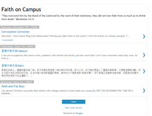 Tablet Screenshot of faithoncampus.blogspot.com