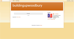 Desktop Screenshot of buildingupwoodbury.blogspot.com