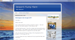 Desktop Screenshot of jensonfunnyfarm.blogspot.com