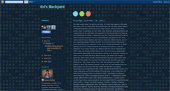 Desktop Screenshot of eds-backyard.blogspot.com