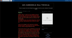 Desktop Screenshot of missubkonxjublatwissija.blogspot.com