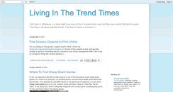 Desktop Screenshot of livinginthetrendtimes.blogspot.com