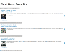 Tablet Screenshot of planetgamescr.blogspot.com