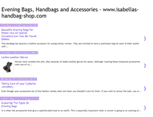 Tablet Screenshot of isabellas-handbag-shop.blogspot.com