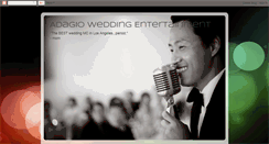 Desktop Screenshot of adagiowedding.blogspot.com
