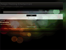 Tablet Screenshot of adagiowedding.blogspot.com