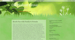 Desktop Screenshot of onwalnutgrove.blogspot.com