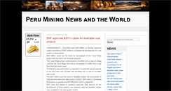 Desktop Screenshot of miningperu.blogspot.com