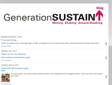 Tablet Screenshot of generationsustain.blogspot.com