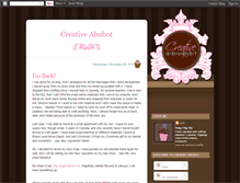 Tablet Screenshot of creativeabubot.blogspot.com