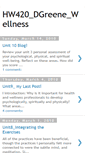 Mobile Screenshot of dgreenewellness.blogspot.com