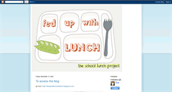 Desktop Screenshot of fedupwithlunch.blogspot.com