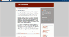 Desktop Screenshot of kickingking.blogspot.com