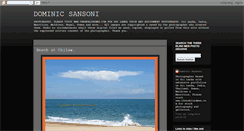 Desktop Screenshot of dominicsansoni.blogspot.com