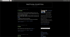 Desktop Screenshot of pastilhaelastica.blogspot.com