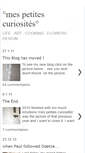 Mobile Screenshot of mespetitescuriosites.blogspot.com