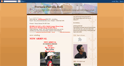 Desktop Screenshot of pernak-pernikbali.blogspot.com