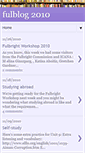Mobile Screenshot of fulblog2010.blogspot.com