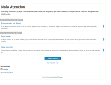 Tablet Screenshot of mala-atencion.blogspot.com