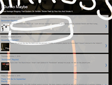 Tablet Screenshot of bradmaybe.blogspot.com