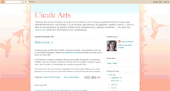 Desktop Screenshot of icule-arts.blogspot.com