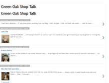 Tablet Screenshot of greenoakshoptalk.blogspot.com