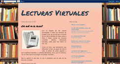 Desktop Screenshot of laslecturasvirtuales.blogspot.com