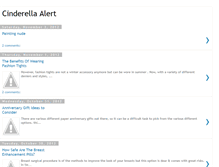 Tablet Screenshot of cinderellaalert.blogspot.com