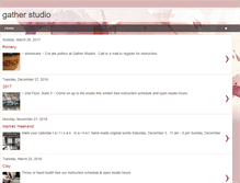 Tablet Screenshot of gatherstudio.blogspot.com