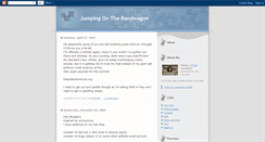 Desktop Screenshot of jumpingonthewagon.blogspot.com