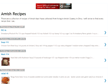 Tablet Screenshot of amish-recipe.blogspot.com