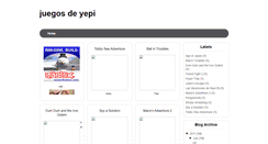 Desktop Screenshot of juegosdeyepi.blogspot.com