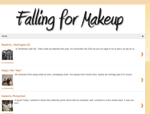 Tablet Screenshot of fallingformakeup.blogspot.com