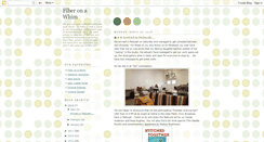 Desktop Screenshot of fiberonawhim.blogspot.com