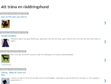 Tablet Screenshot of nero-raddningshund.blogspot.com