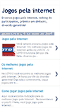 Mobile Screenshot of jogospelainternet.blogspot.com