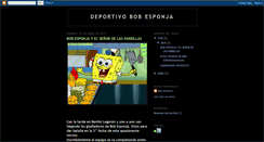 Desktop Screenshot of deportivobobesponja.blogspot.com