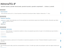 Tablet Screenshot of matematics8.blogspot.com