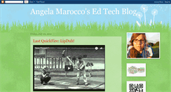 Desktop Screenshot of angelamaroccotech.blogspot.com