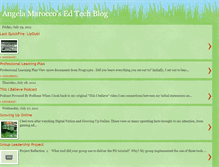 Tablet Screenshot of angelamaroccotech.blogspot.com