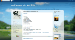 Desktop Screenshot of palavrasnaotemsono.blogspot.com