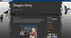 Desktop Screenshot of dragonarmyguild.blogspot.com