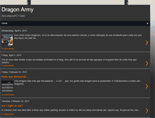 Tablet Screenshot of dragonarmyguild.blogspot.com