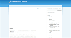 Desktop Screenshot of accessoiresmotos.blogspot.com